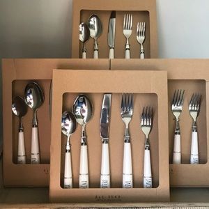 Rae Dunn Silverware-4 cutlery sets